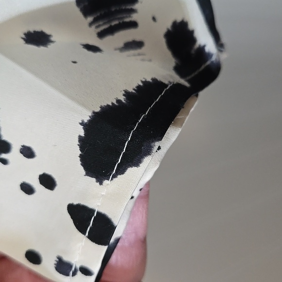 ASOS Animal PRINT MAXI DRESS Plus 14 TALL WOMENS BLACK OFF WHITE - Picture 5 of 9